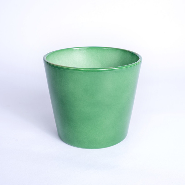 Osłonka Stożek Zielony Połysk | 17 cm