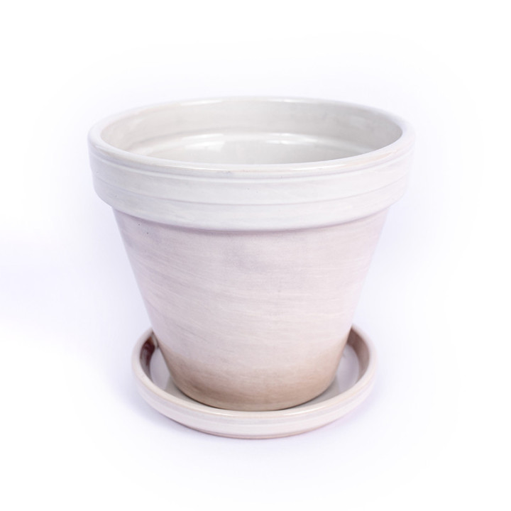 Donica szkliwiona granit | 14 cm