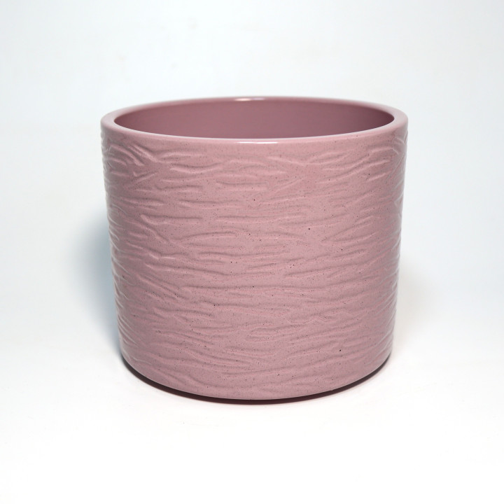 Osłonka cylinder GRAVUR 17 cm – kamienny róż | Tomaszewski
