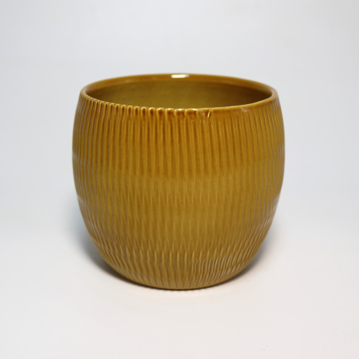 Miodowa osłonka Lazur 13 cm – żłobiona | Tomaszewski