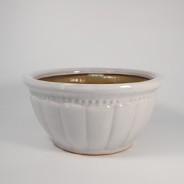 Osłonka ceramiczna Misa Pearl biała 15 cm| Tomaszewski