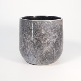 Osłonka ceramiczna Hugo granit 16 cm | Tomaszewski