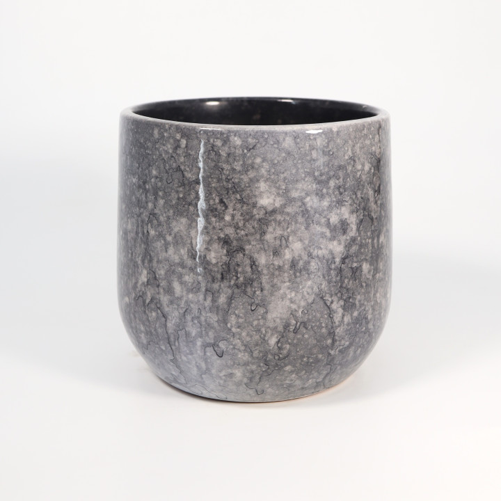 Osłonka ceramiczna Hugo granit 16 cm | Tomaszewski
