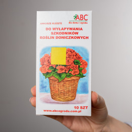 Arkusze kleiste do wyłapywania szkodników 10 szt.